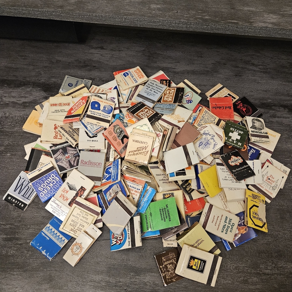 Vintage Matchbook Collection 100+